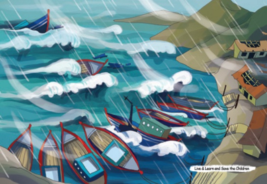 Thẻ trò chơi đừng sợ thiên tai